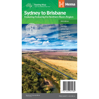 Hema Sydney to Brisbane Map - Featuring the Northern Rivers (9th Edition)