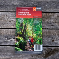 Hema Lamington National Park Map - 24 Walks, 1:25,000