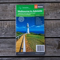 Hema Melbourne to Adelaide Map - Great Ocean Road & Goldfields (2nd Edition)