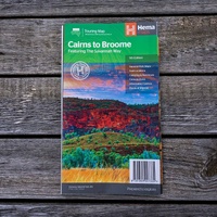 Hema Savannah Way Map - Cairns to Broome (5th Edition)