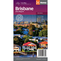 Hema Brisbane & Region Map (12th Edition)