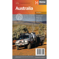 Hema Australia Large Map - 12th Edition (1000 x 875 mm)