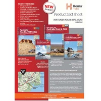 Hema Australia Road & 4WD Atlas - 13th Edition, Spiral Bound (252 x 345 mm)