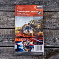 Hema Great Desert Tracks Central Sheet Map (9th Edition)
