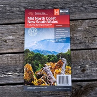 Hema Mid North Coast New South Wales Map - Featuring Barrington Tops (1st Edition)