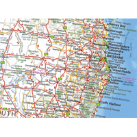 Hema Australia Wall Map - Handy 745 x 620 mm - Laminated Paper