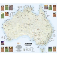 Hema Australia Indigenous Journeys Map - Trade Routes, Tours & Culture (1st Edition)