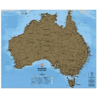 Hema's Australia Scratch Map (750 x 625 mm)