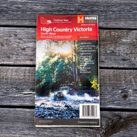 Hema The Victorian High Country - South Western Map 1:100,000 (2nd Edition)