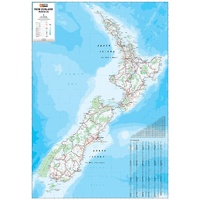 Hema New Zealand Aotearoa Map (6th Edition)