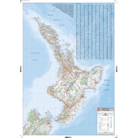 Hema North Island New Zealand Map - Te Ika-a-Maui (8th Edition)