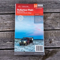 Hema Nullarbor Plain Western Map - Kalgoorlie to Border Village (1st Edition)