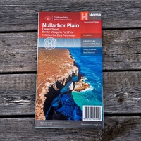 Hema Nullarbor Plain Eastern Map - Border Village to Port Pirie (1st Edition)