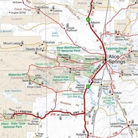Hema Australia Handy Map - Laminated (750 x 625 mm)