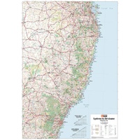 Hema Sydney to Brisbane Map - Featuring the Northern Rivers (9th Edition)