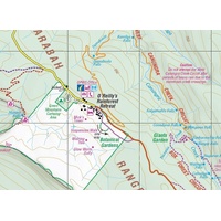 Hema Lamington National Park Map - 24 Walks, 1:25,000