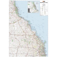 Hema Brisbane to Cairns Map - Featuring Major Tourist Drives (9th Edition)