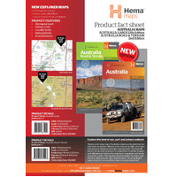 Hema Australia Large Map - 12th Edition (1000 x 875 mm)