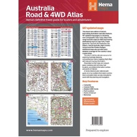 Hema Australia Road & 4WD Easy Read Atlas - 13th Edition (292 x 397 mm)
