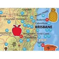 Hema Big Things of Australia Map (1st Edition)