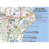 Hema Mid North Coast New South Wales Map - Featuring Barrington Tops (1st Edition)