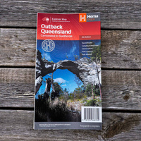 Hema Outback Queensland Map - Camooweal to Stanthorpe (5th Edition)