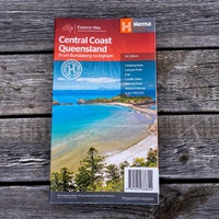 Hema Central Coast Queensland Map - Bundaberg to Ingham (1st Edition)