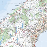 Hema South Island New Zealand Map - Te Waipounamu (8th Edition)