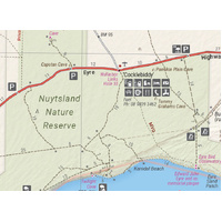 Hema Nullarbor Plain Western Map - Kalgoorlie to Border Village (1st Edition)
