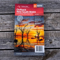 Hema Outback New South Wales Map - From Broken Hill to Tamworth (5th Edition)