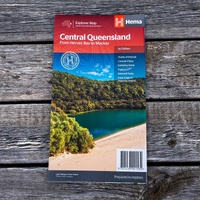 Hema Central Queensland Map - Hervey Bay to Mackay (1st Edition)