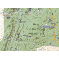 Hema Flinders Ranges Map - Featuring Ikara-Flinders Ranges NP (6th Edition)