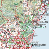 Hema Sydney to Brisbane Map - Featuring the Northern Rivers (9th Edition)
