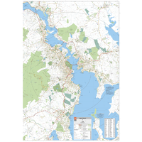 Hema Hobart & Region Map - City Map (1st Edition)