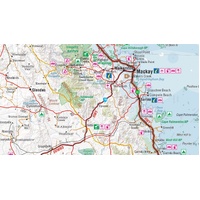 Hema Brisbane to Cairns Map - Featuring Major Tourist Drives (9th Edition)
