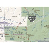Hema Great Desert Tracks Simpson Desert Map (9th Edition)