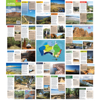 Hema Australia Road & Terrain Map - 2nd Edition (1000 x 875 mm)