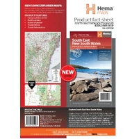 Hema South East New South Wales Map - Wollongong to Victorian Border (5th Edition)