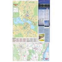 Hema Canberra & Region Map - City & Suburbs Road Map (6th Edition)