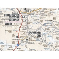 Hema Great Desert Tracks Western Sheet Map (9th Edition)