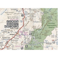 Hema Great Desert Tracks Central Sheet Map (9th Edition)