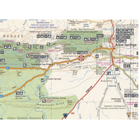 Hema The Red Centre Map - Alice Springs to Uluru (7th Edition)