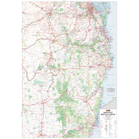 Hema North East New South Wales Map - Coffs Harbour to Brisbane (8th Edition)