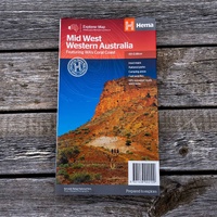 Hema Mid West Western Australia Map - Featuring WA's Coral Coast (4th Edition)