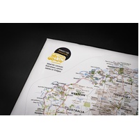 Hema Map of Australia Sticker (440 x 370 mm)