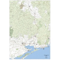 Hema The Victorian High Country Map Pack - 4 Maps 1:100,000 with Map Wallet