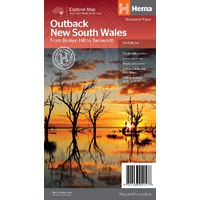 Hema Outback New South Wales Map - From Broken Hill to Tamworth (5th Edition)