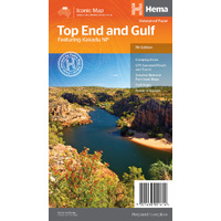 Hema Top End and Gulf Map - Featuring Kakadu NP (7th Edition)