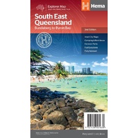 Hema South East Queensland Map - Bundaberg to Byron Bay (2nd Edition)