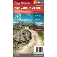 Hema The Victorian High Country - South Western Map 1:100,000 (1st Edition)
